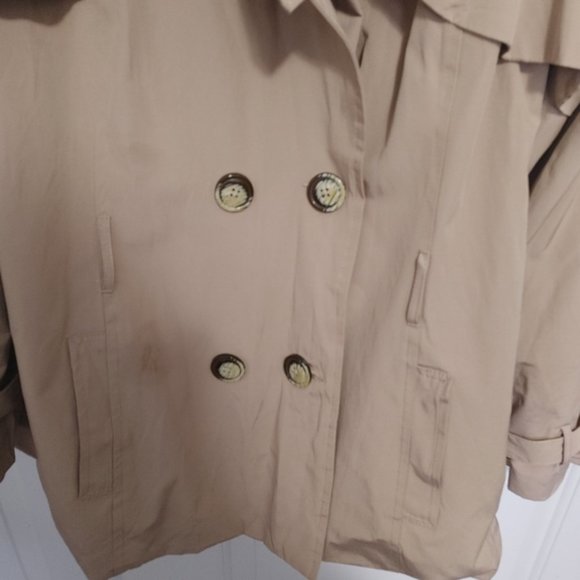 Ashley Stewart size 26 beige trench coat - Picture 2 of 5
